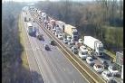 Lorry causing major delays this morning